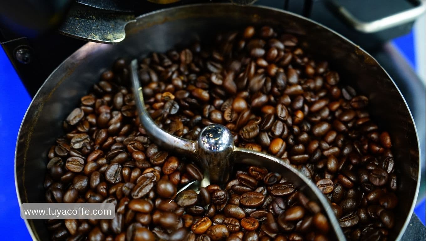 رست دانه های قهوه