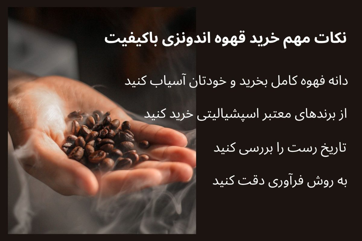 خرید قهوه با کیفیت اندونزی
